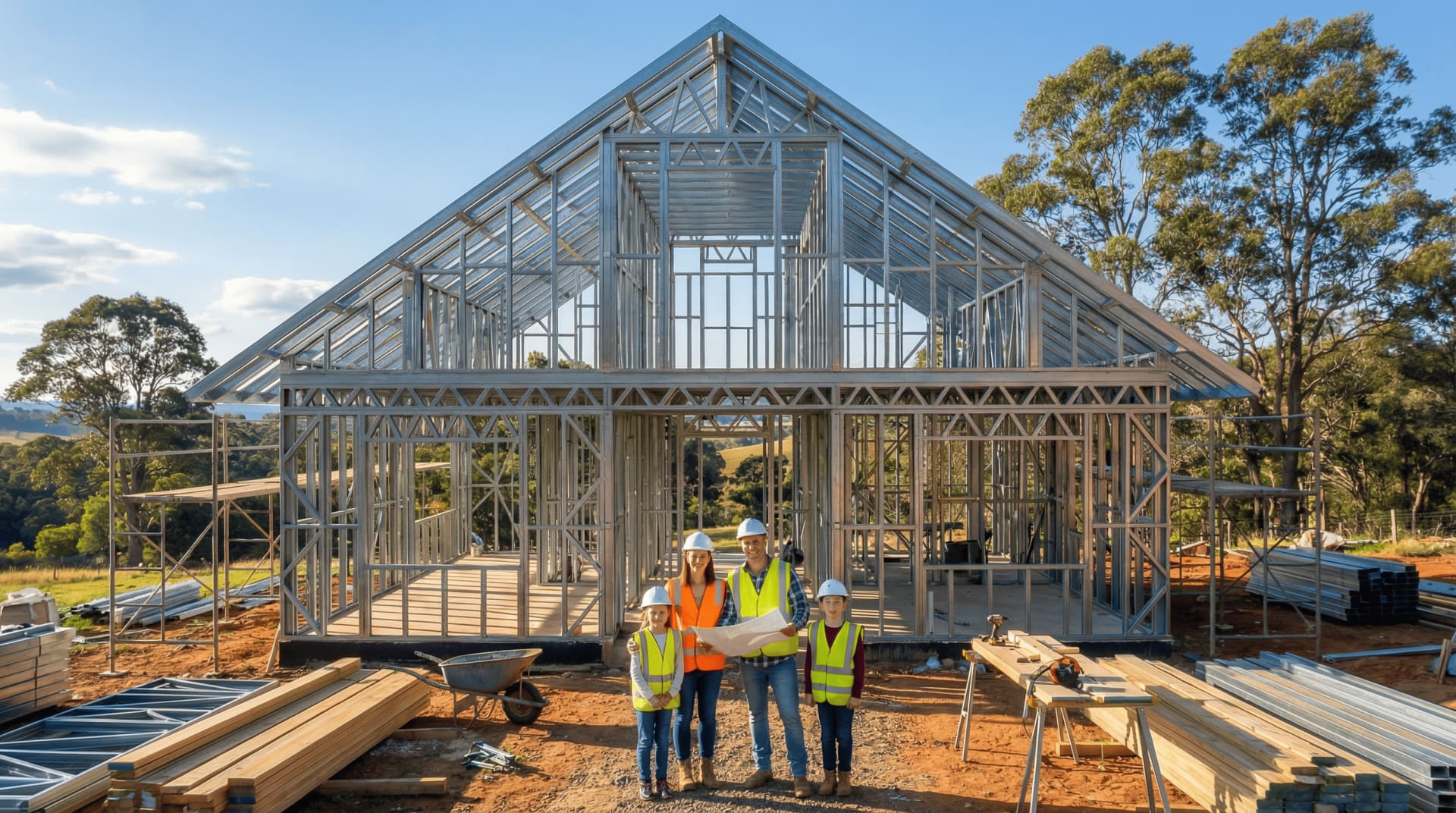 Residência em steel frame